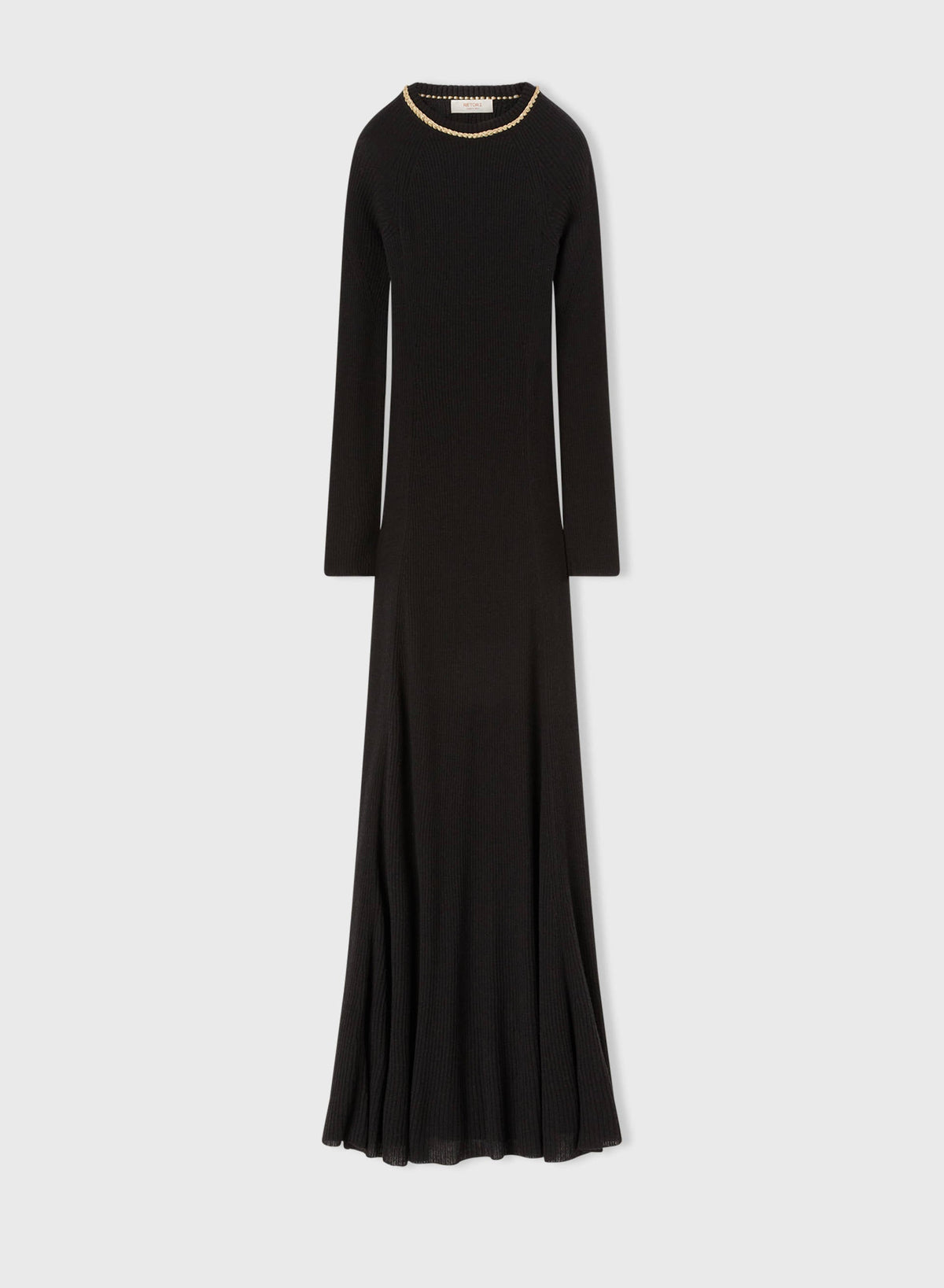 BLACK CHAIN DRESS