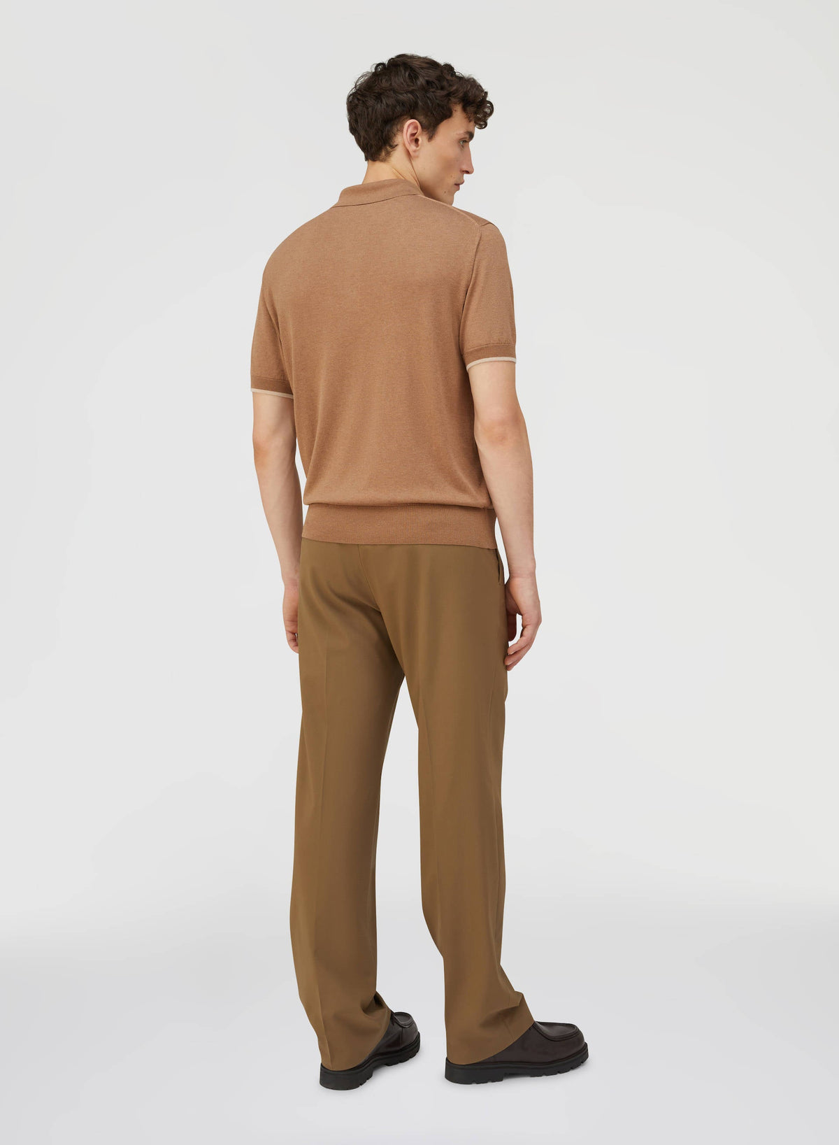 DARK CAMEL RELAXED PANTS