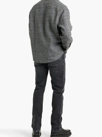 Surchemise en tweed - Grey Melange
