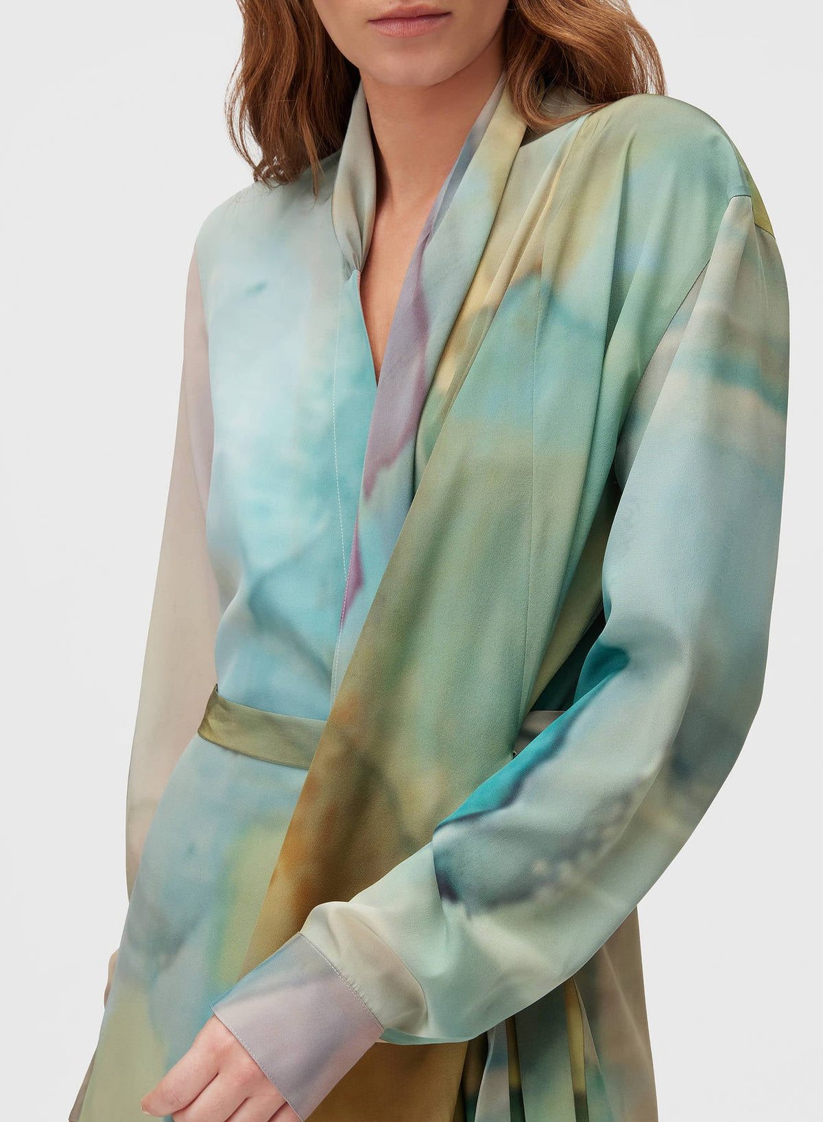 MULTICOLOR SCARF DRESS