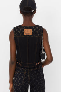 PRIX MARQUE : 320€_All Over Moon Black Pantalon - All Over Moon Black