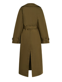 Trench-coat Arles ceinturé - Khaki