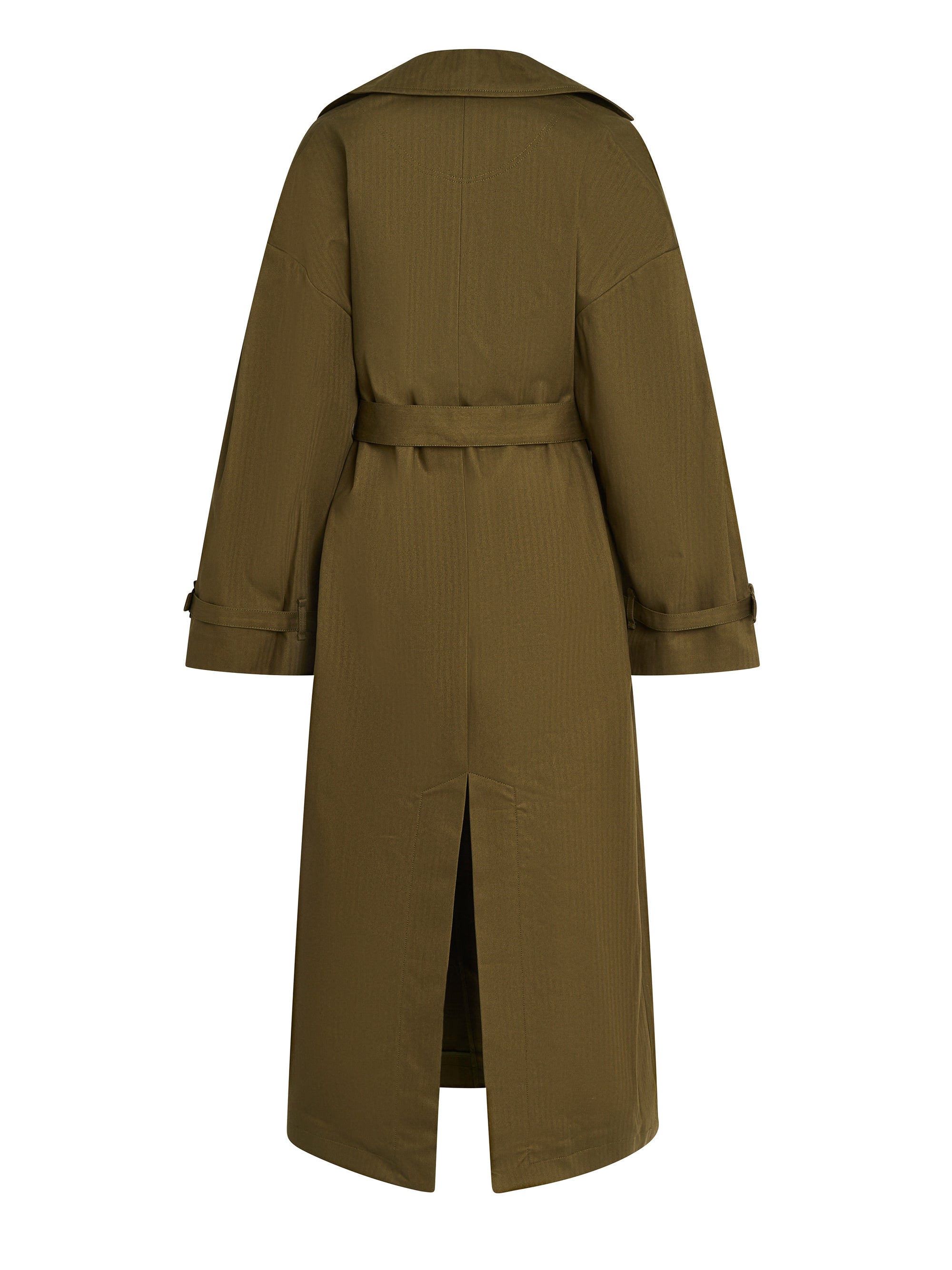 Trench-coat Arles ceinturé - Khaki