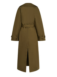 Trench-coat Arles ceinturé - Khaki