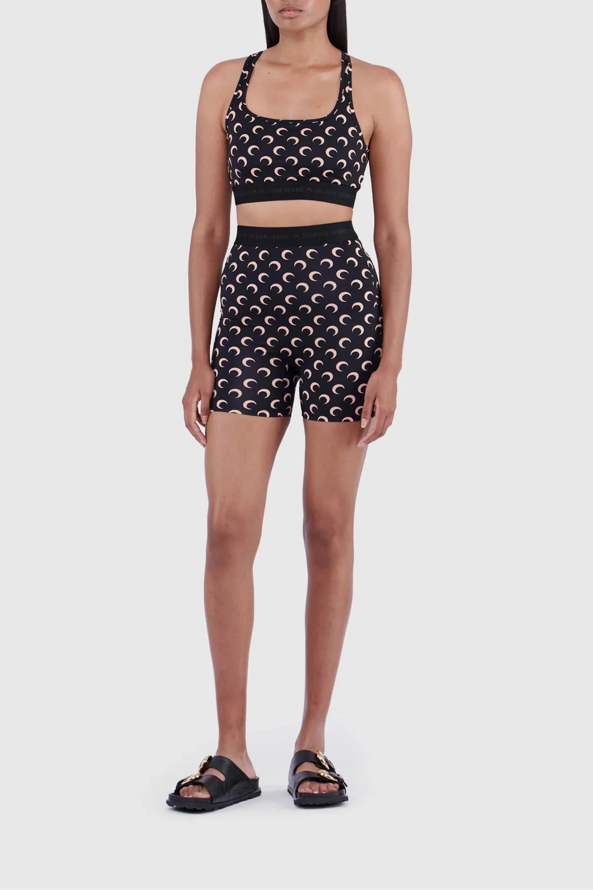 Brassière All Over Moon Upcyclée - Tan