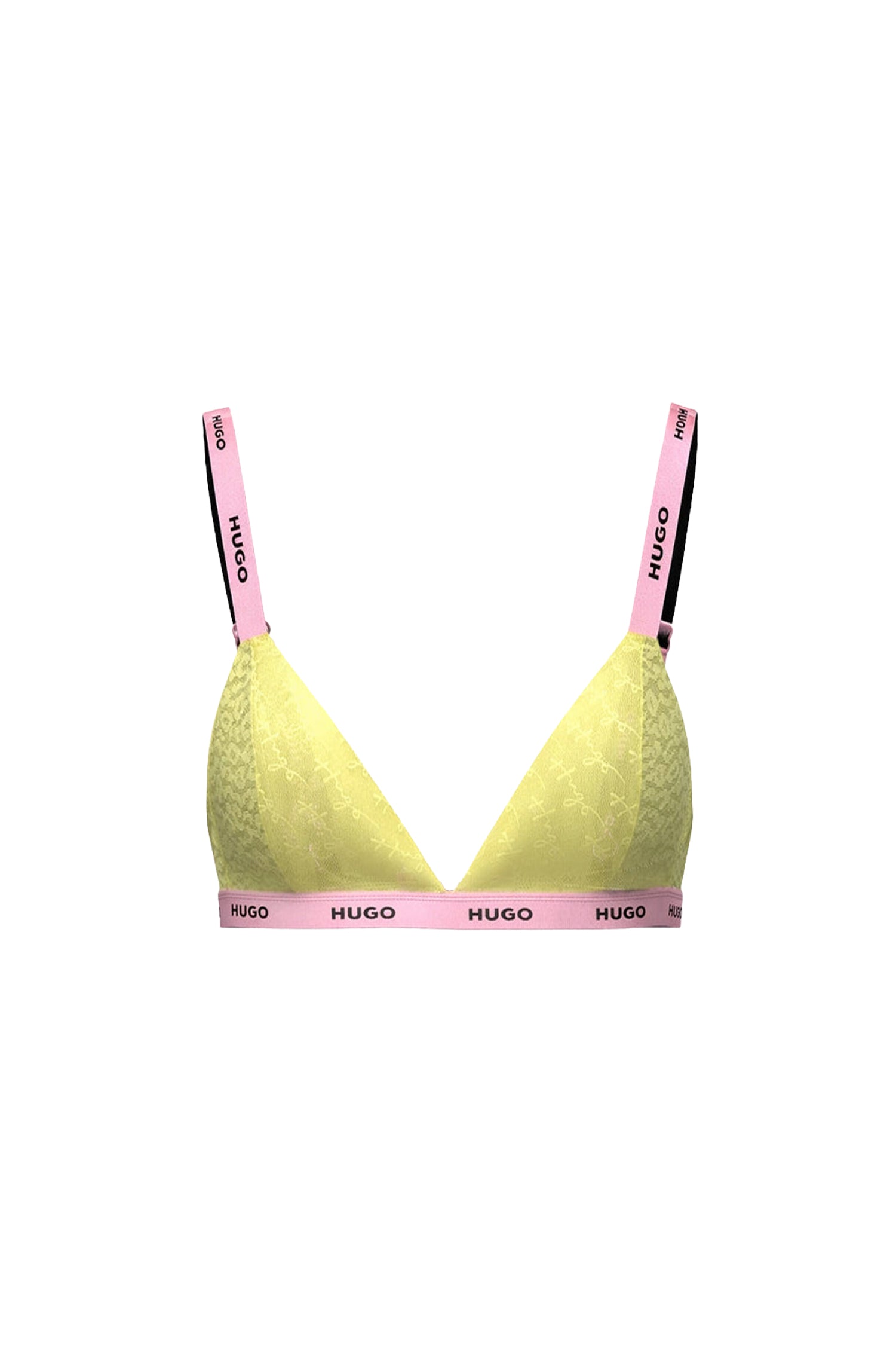 Triangle bra - Open Yellow