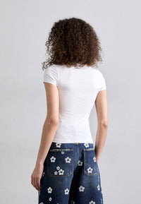 Short à jambes larges à sequins - Vintage Indigo