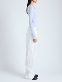 Pantalon droit Rory - White