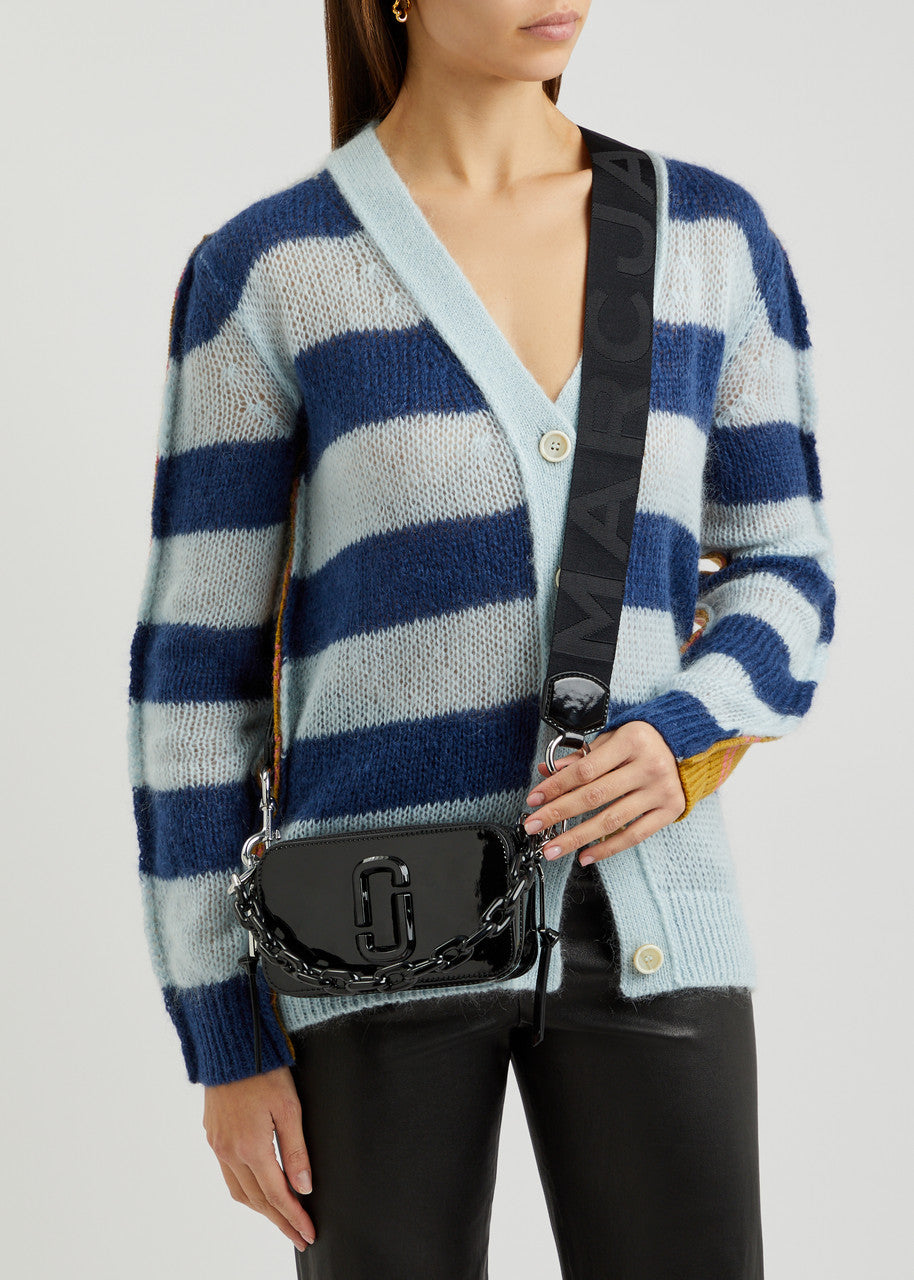 PAS INFO   Sac The Snapshot en cuir verni - Black