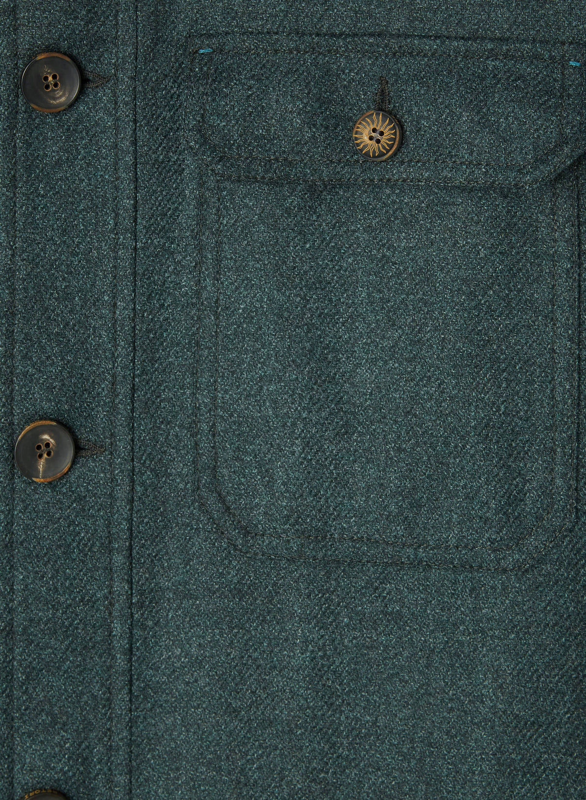 GREEN SAHARIENNE JACKET