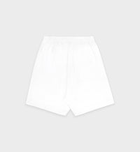 94 Racquet Club Gym Short - White & Navy & Red