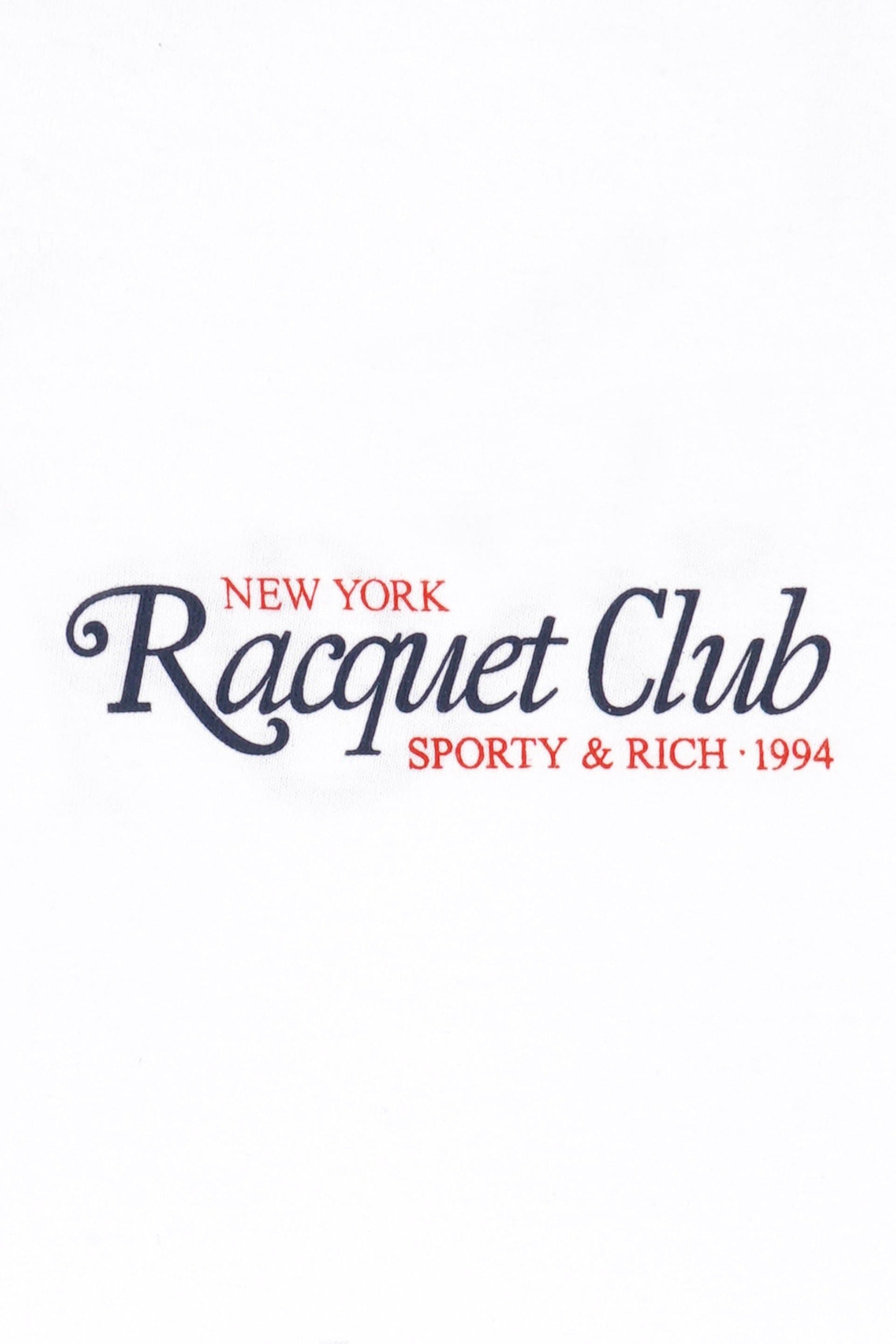 94 Racquet Club Gym Short - White & Navy & Red