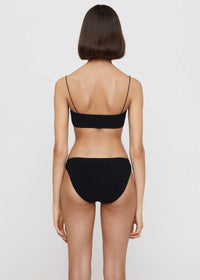 SMOCKED MINI BIKINI BOTTOMS