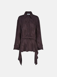 Mischa mini dress - Dark brown
