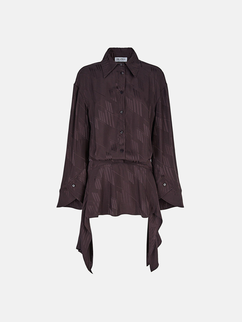 Mischa mini dress - Dark brown