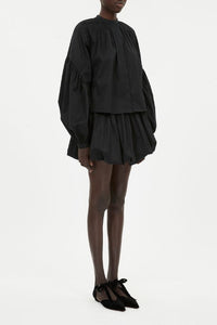 Blouse Rowena à manches longues - Noir