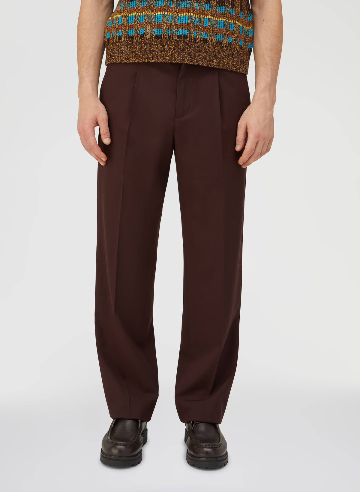 CHOCOLATE RELAXED PANTS