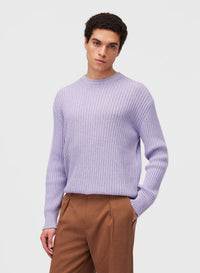 IRIS RIBBED CREWNECK