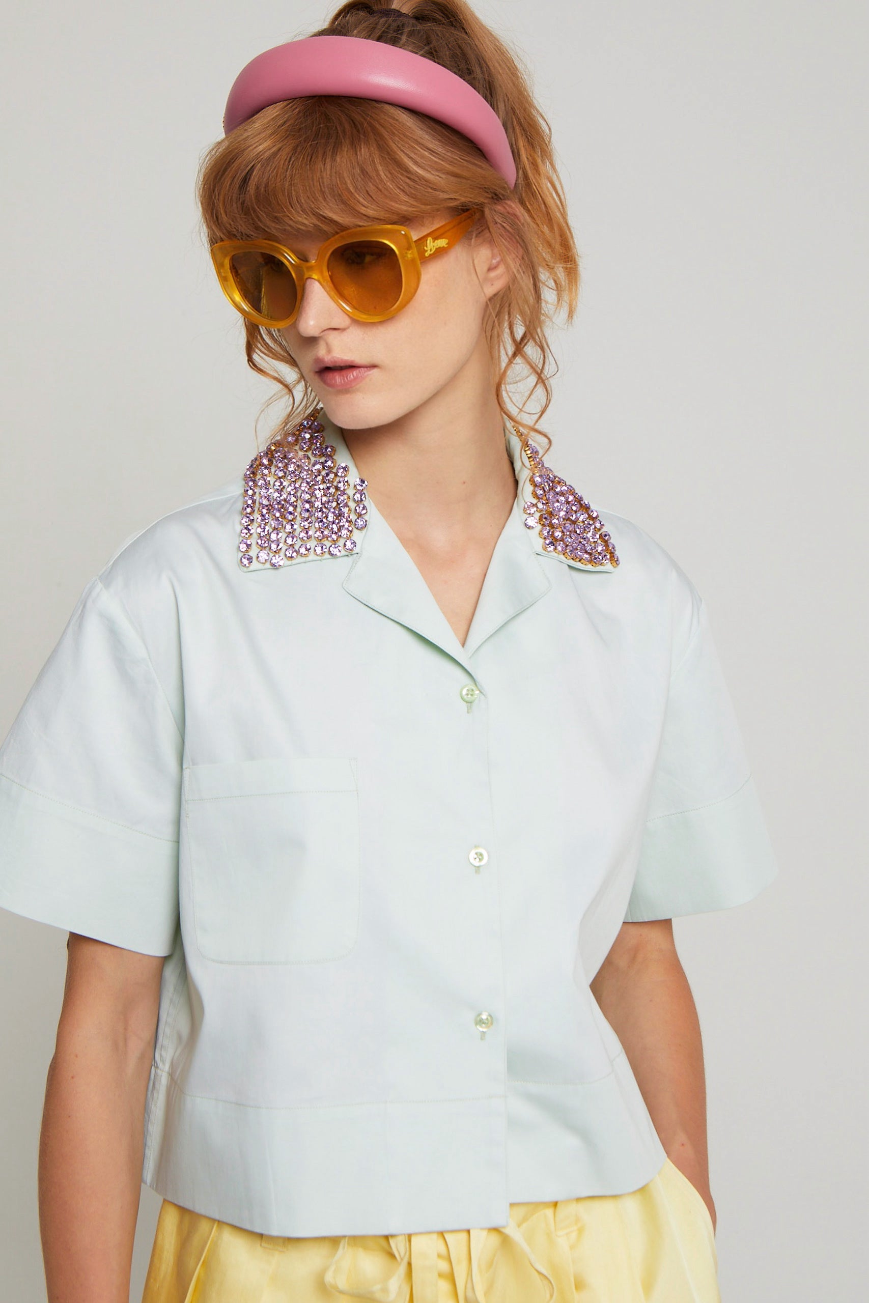 ZNOSTOCK_PINK SHIRT GIRLETTE - Pink