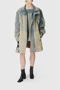 PRIX MARQUE : 490€_Grey Denim Manteau - Grey Denim