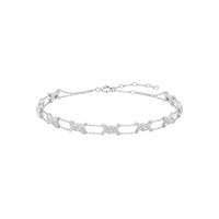 PrixTroca:2295€_VentesTroca:0_QtyTroca:1_ST:0%_Bracelet Barbelé en Or blanc 18K serti de diamants - Blanc