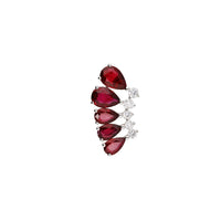 PT1_PrixTroca:780€_VentesTroca:0_QtyTroca:1_ST:0%_Bijou d'oreille Rubis en Or blanc 18K sertie de diamants - Blanc