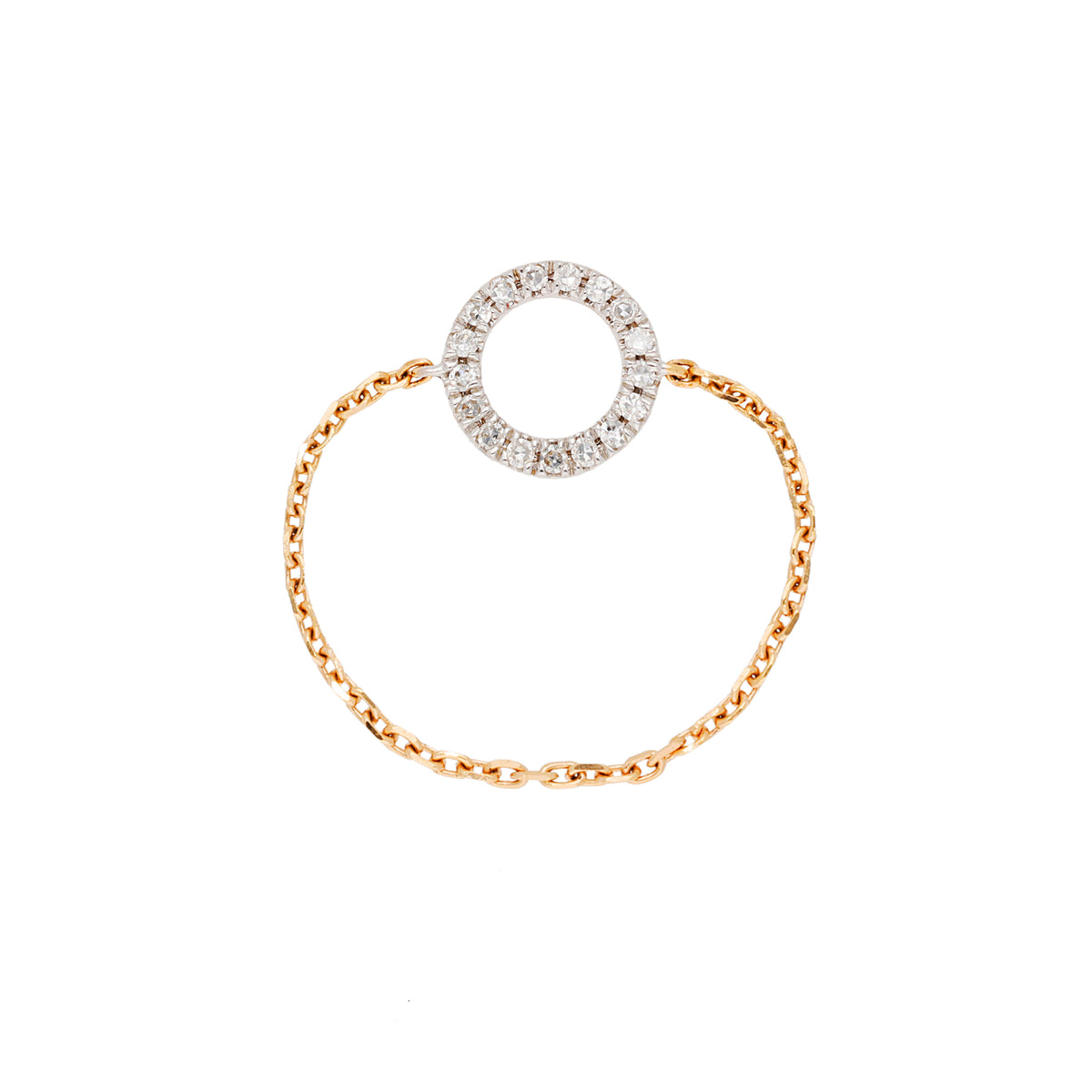 PrixTroca:220€_VentesTroca:0_QtyTroca:1_ST:0%_Bague Magic Touch en Or rose 18K sertie de diamants - Rose