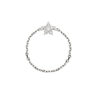 PrixTroca:160€_VentesTroca:0_QtyTroca:1_ST:0%_Bague Magic Touch en Or blanc 18K sertie de diamants - Blanc