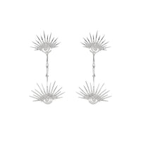 PT1_PrixTroca:2415€_VentesTroca:0_QtyTroca:1_ST:0%_Boucles d'oreilles Soleil en Or blanc 18K serties de diamants - Blanc