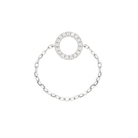 PrixTroca:220€_VentesTroca:0_QtyTroca:1_ST:0%_Bague Magic Touch en Or blanc 18K sertie de diamants - Blanc