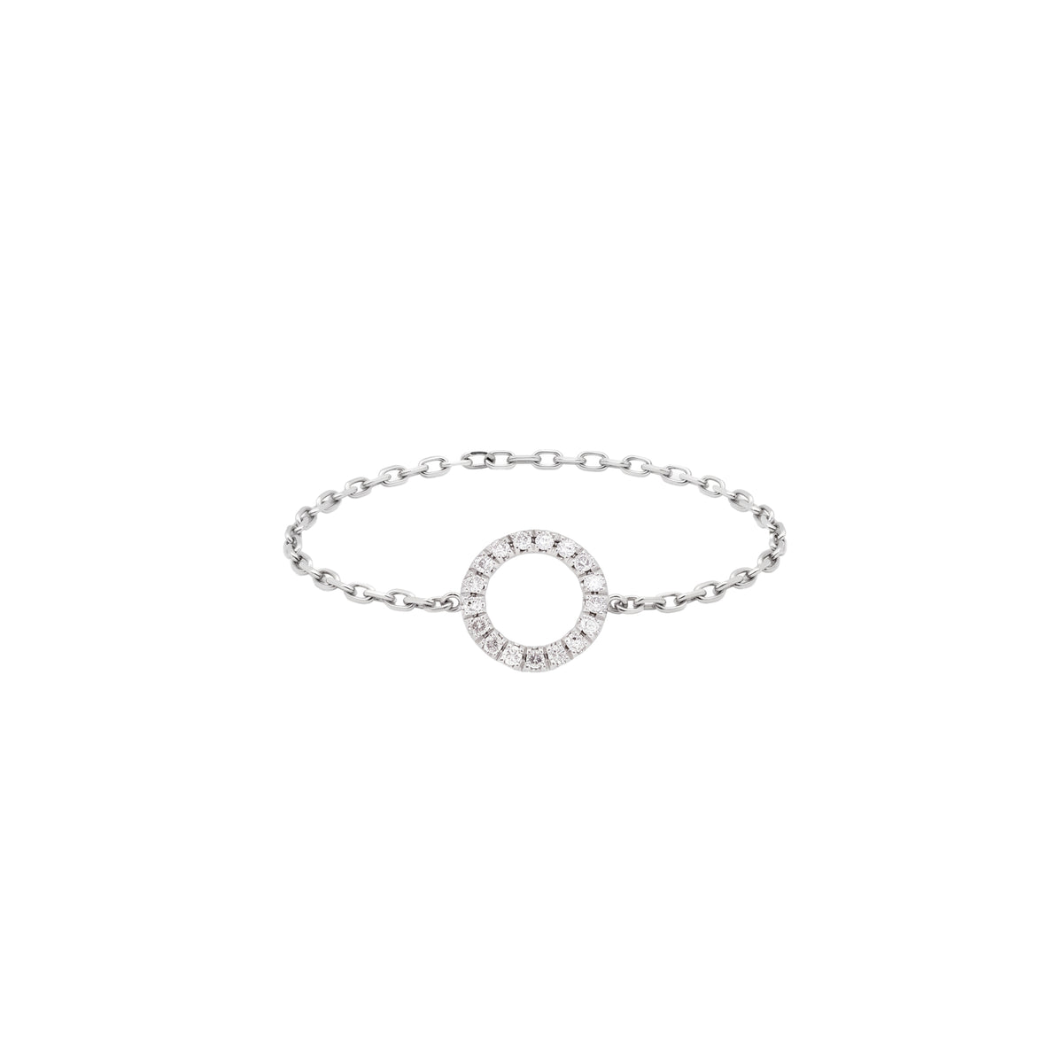 PrixTroca:220€_VentesTroca:0_QtyTroca:1_ST:0%_Bague Magic Touch en Or blanc 18K sertie de diamants - Blanc