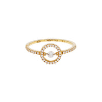PT1_PrixTroca:450€_VentesTroca:1_QtyTroca:1_ST:100%_Bague Flamboyante en Or jaune 18K sertie de diamants - Jaune