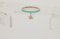 Vert / Bague Papillon en Or rose 14K sertie de diamant - Vert