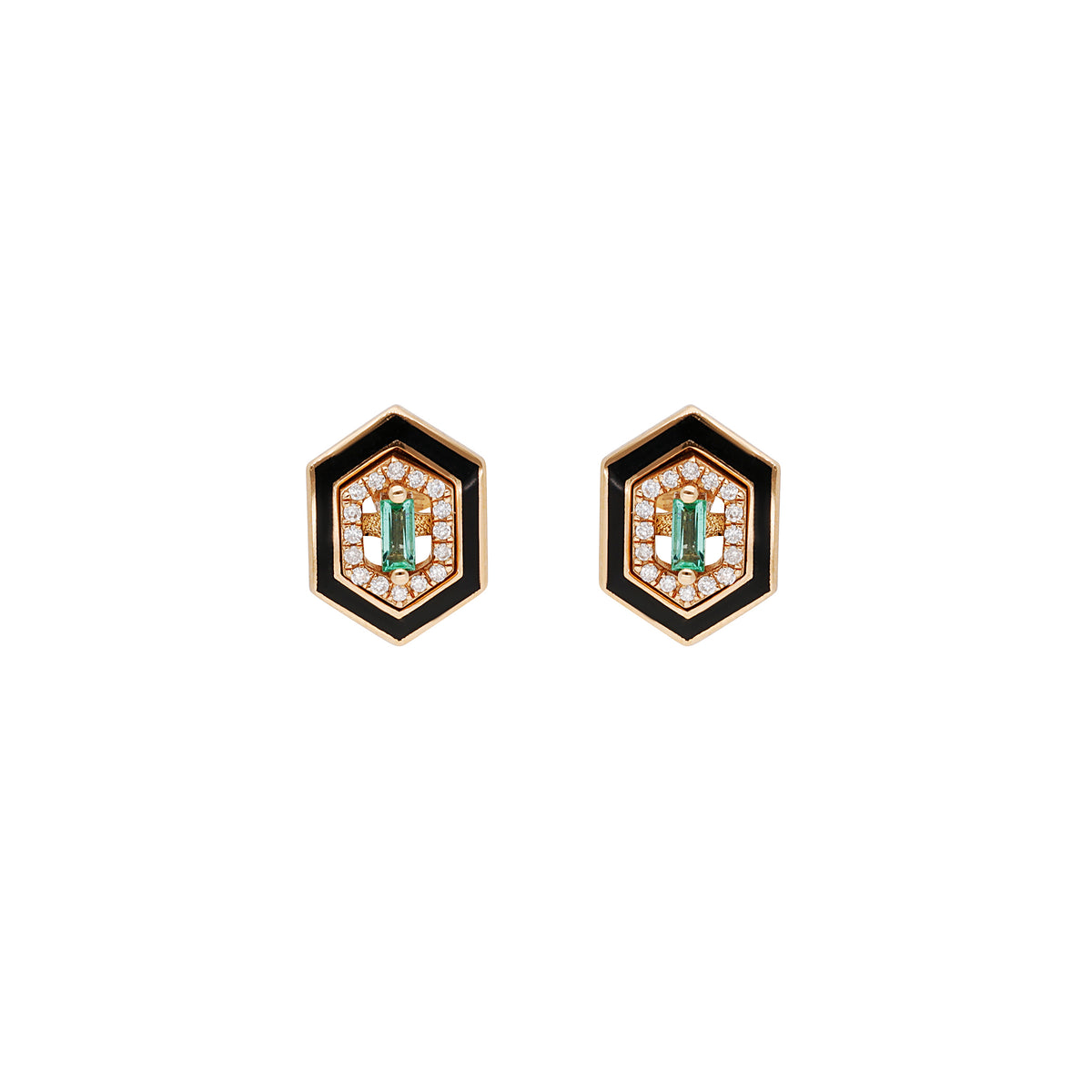 PT1_PrixTroca:560€_VentesTroca:0_QtyTroca:1_ST:0%_Puces d'oreilles Precieuse en Or rose 18K sertie de diamants - Rose