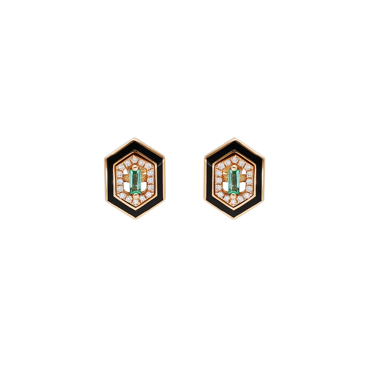 PrixTroca:640€_VentesTroca:0_QtyTroca:1_ST:0%_Puces d'oreilles Precieuse en Or rose 18K sertie de diamants - Rose
