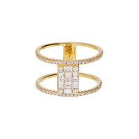 PT1_PrixTroca:1500€_VentesTroca:0_QtyTroca:1_ST:0%_Bague Beverly Hills en Or jaune 18K sertie de diamants - Jaune