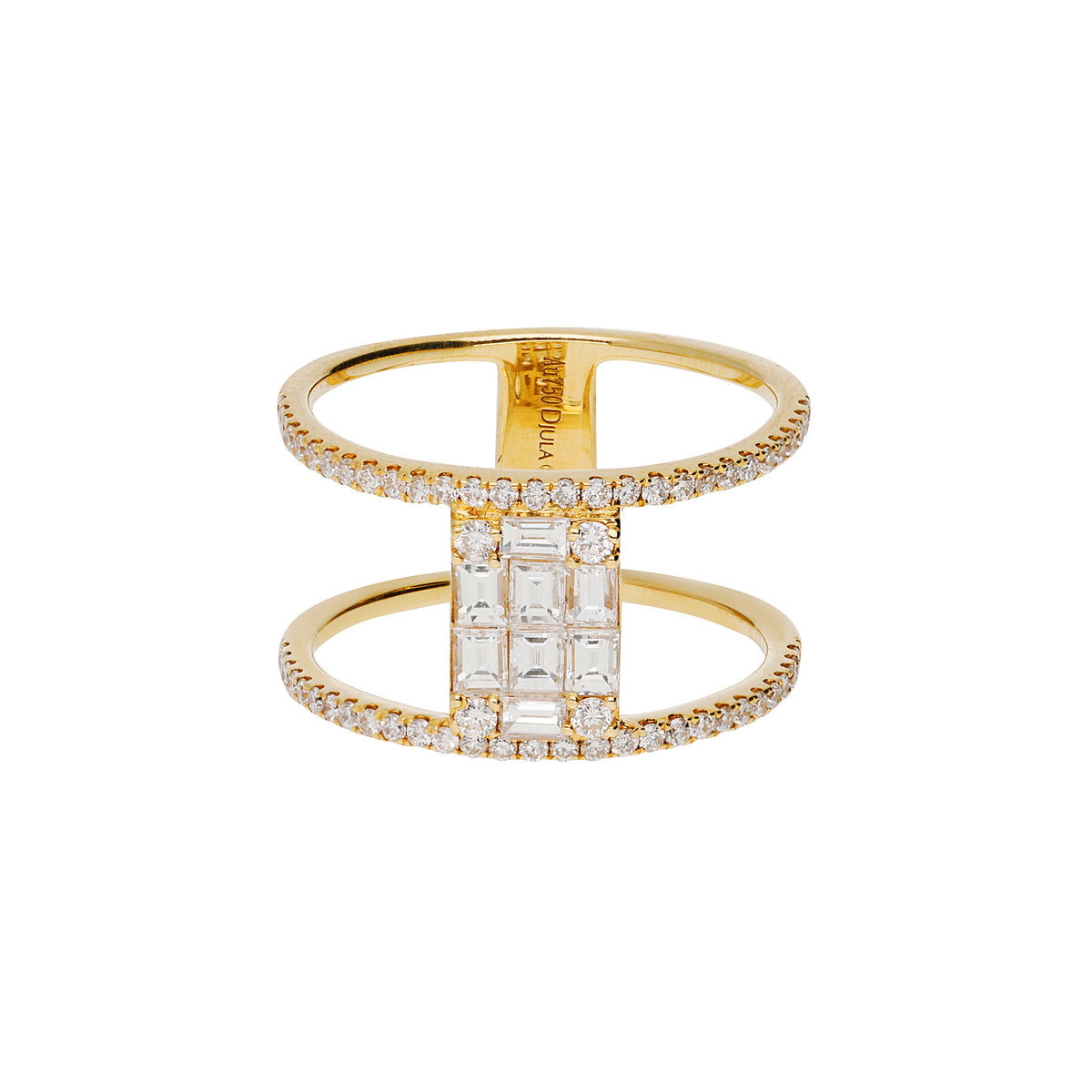 PT1_PrixTroca:1500€_VentesTroca:0_QtyTroca:1_ST:0%_Bague Beverly Hills en Or jaune 18K sertie de diamants - Jaune