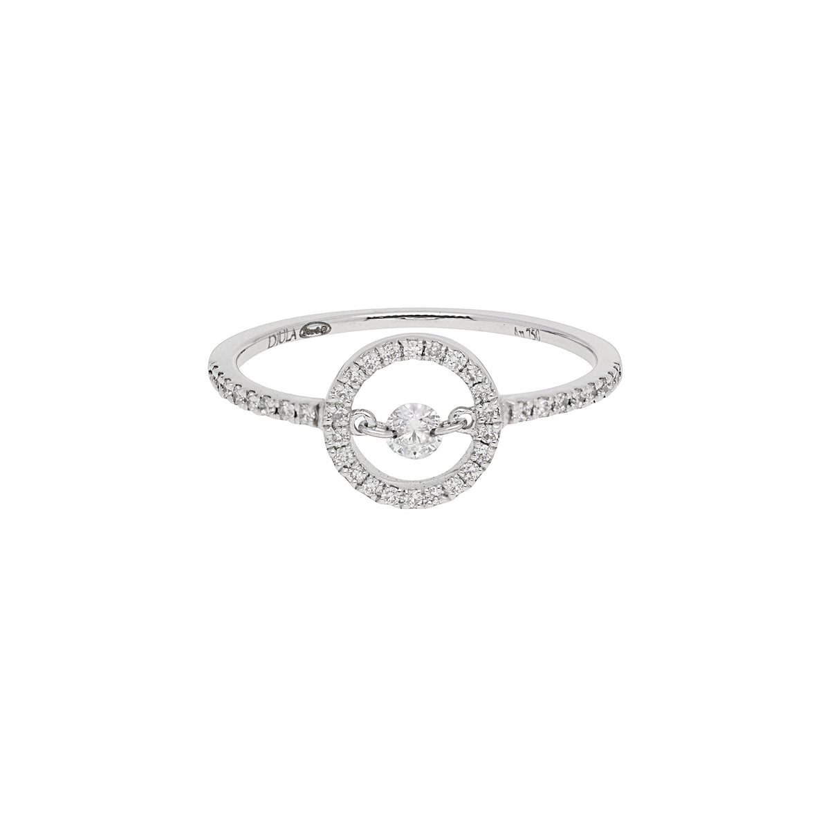 PT1_PrixTroca:450€_VentesTroca:0_QtyTroca:1_ST:0%_Bague Flamboyante en Or blanc 18K sertie de diamants - Blanc