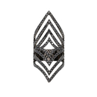 PT1_PrixTroca:3815€_VentesTroca:0_QtyTroca:1_ST:0%_Bague en Or noir 18K sertie de diamants - Noir