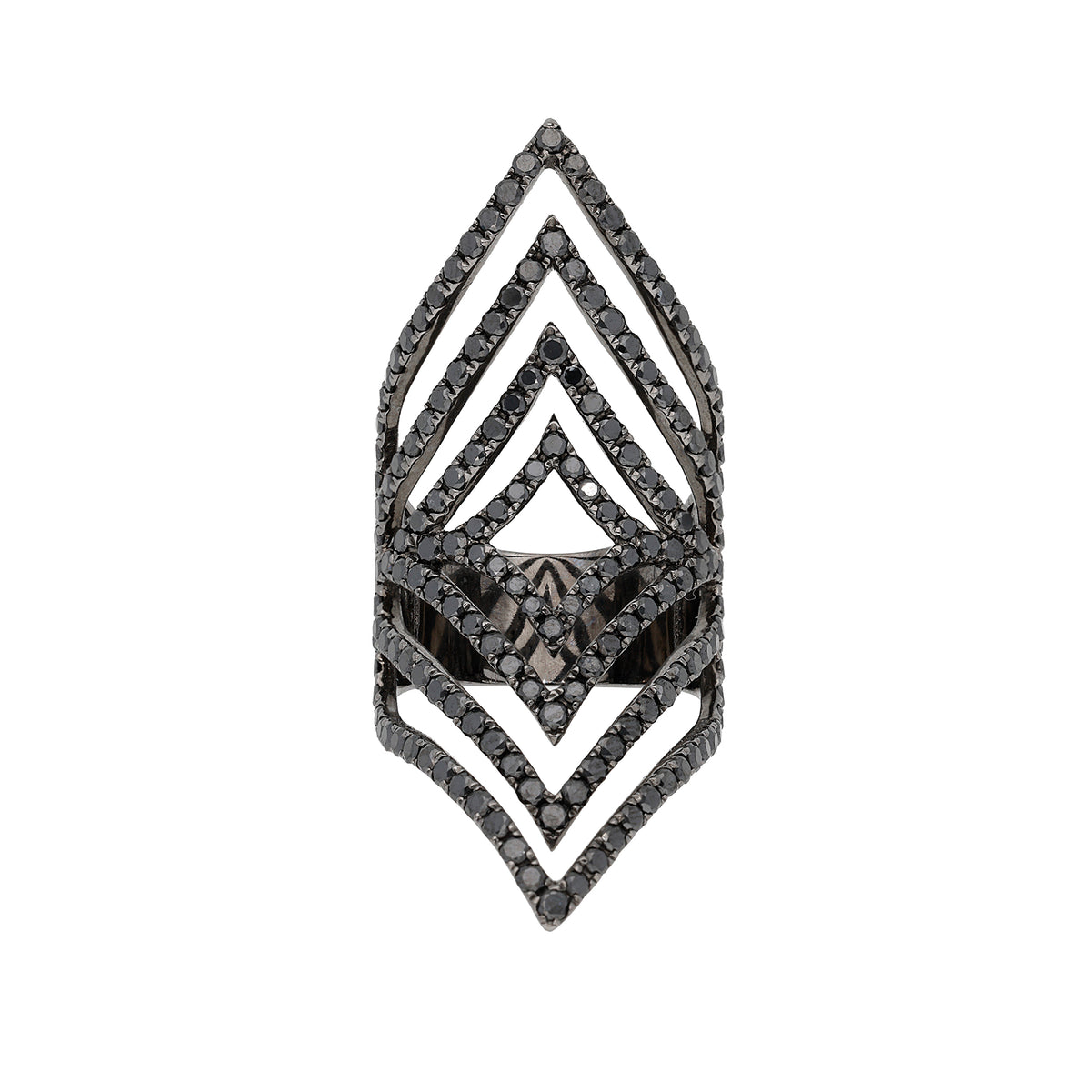 PT1_PrixTroca:3815€_VentesTroca:0_QtyTroca:1_ST:0%_Bague en Or noir 18K sertie de diamants - Noir