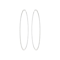 PT1_PrixTroca:4830€_VentesTroca:0_QtyTroca:1_ST:0%_Boucles d'oreilles créoles Graphique en Or blanc 18K serties de diamants - Blanc