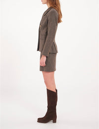 13qty RELIQUAT 75€ 0%  / Jupe droite Loric en laine - Brown