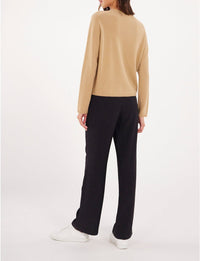 4qty RELIQUAT 90€ 45,5%  / Pull col rond Angelina en laine et cachemire - Beige