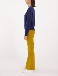 7qty RELIQUAT 90€ 11,1%  / Pull col rond Angelina en laine et cachemire - Blue Navy