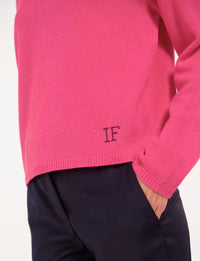 1qty RELIQUAT 90€ 66,7%  / Pull col rond Angelina en laine et cachemire - Pink