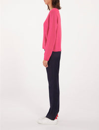 1qty RELIQUAT 90€ 66,7%  / Pull col rond Angelina en laine et cachemire - Pink