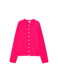 19qty RELIQUAT 110€ 11,5%  / Cardigan Cesaria boutonné en laine et cachemire - Pink