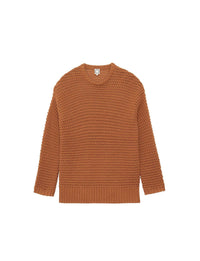 27qty RELIQUAT 75€ 3,1%  / Pull col rond Silvia en laine - Camel