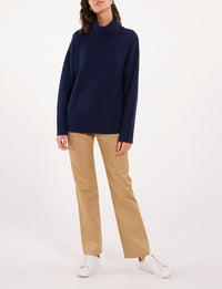 1qty RELIQUAT 90€ 0%  / Pull Alessia en laine - Blue Navy