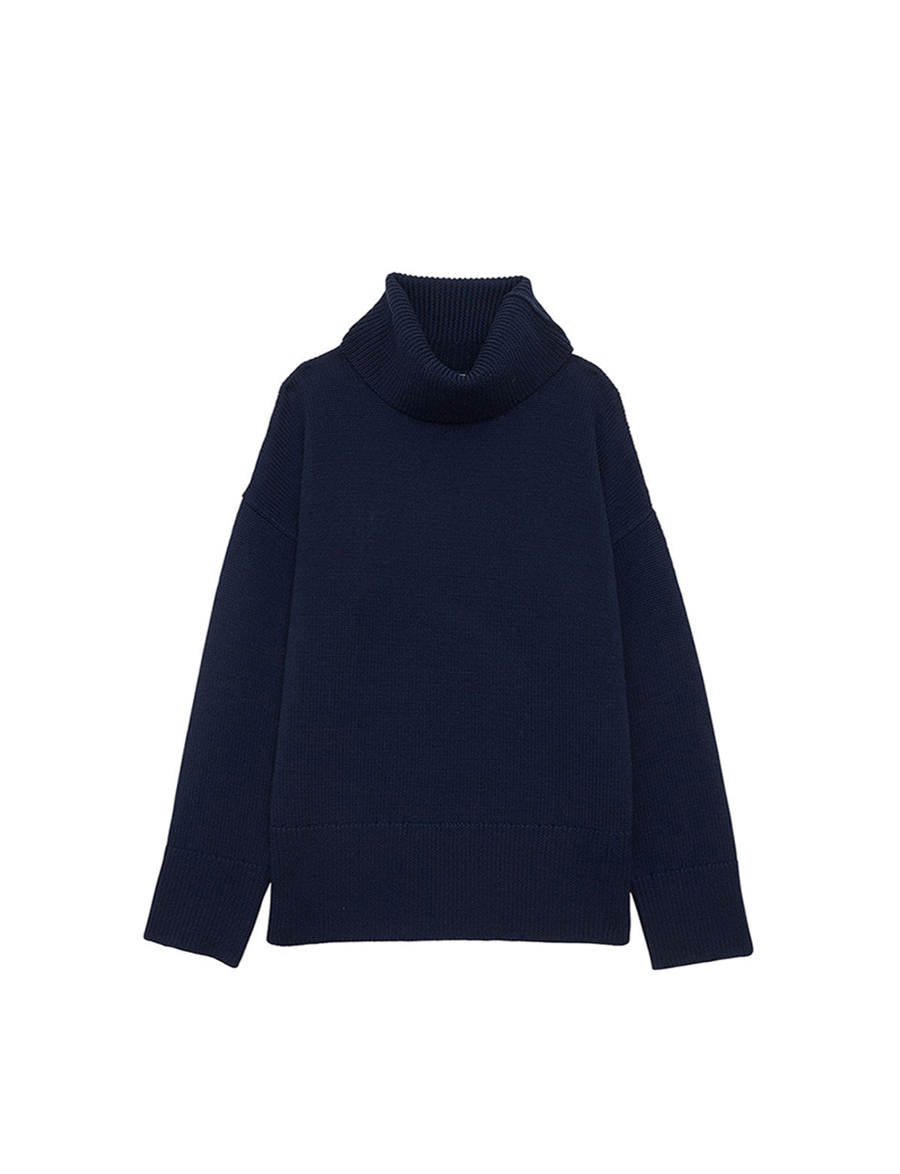 1qty RELIQUAT 90€ 0%  / Pull Alessia en laine - Blue Navy